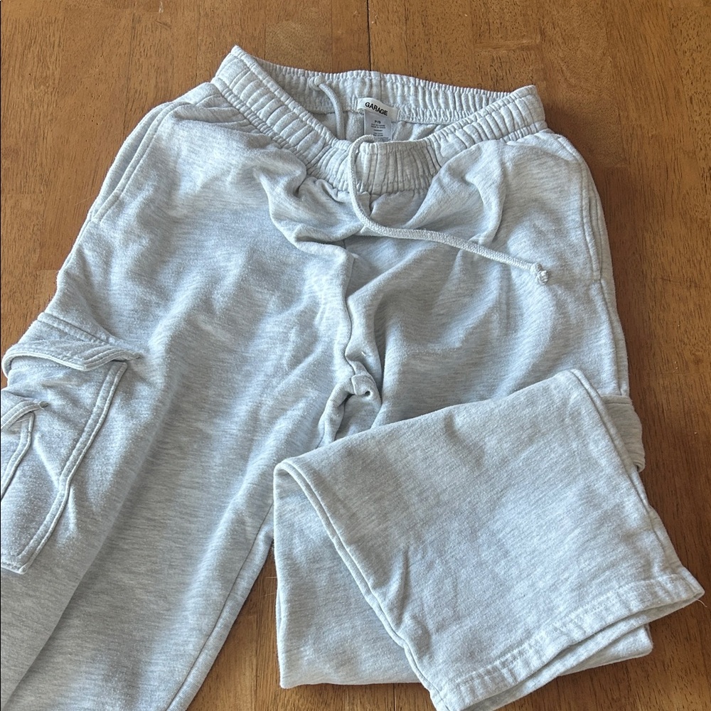 Garage Light Gray Cargo Jogger Pants